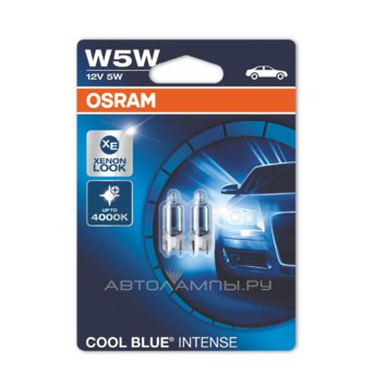 W5W 12V-5W (W2,1x9,5d) (  -..) Cool Blue Intense ( 2.) 2825HCBI-02B (.2)